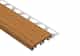 Schluter Trep-B 3/8" Alum 2-1/8" Insert Brun Nois 4' 11" NB12B/150