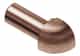 Schluter Rondec Coin Ext 1/2" Alum Cuivre Brossé EV/RO125AKGB