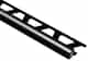 Schluter Rondec Profilé Rond 1/2" Pvc Noir PRO125GS