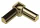 Schluter Rondec Coin Int 2-Bouts 1/2" Alum Laiton Poli I2L/RO125AMG
