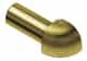 Schluter Rondec Coin Ext 3/8" Alum Laiton Brossé EV/RO100AMGB
