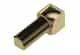 Schluter Rondec Coin Int 3/8" Alum Laiton Poli IV/RO100AMG