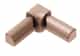 Schluter Rondec Coin Int 2-Bouts 3/8" Alum Cuivre Mat I2L/RO100AK