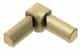 Schluter Rondec Coin Int 2-Bouts 3/8" Alum Laiton Mat I2L/RO100AM