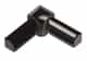 Schluter Rondec Coin Int 2-Bouts 3/8" Alum Noir Brillant I2L/RO100AGSG