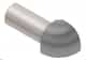 Schluter Rondec Coin Ext 5/16" Alum Gris Métal ED/RO80GM