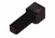 Schluter Rondec Coin Int 5/16" Alum Noir Brossé IV/RO80AGSB