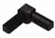 Schluter Rondec Coin Int 2-Bouts 5/16" Alum Noir Brossé I2L/RO80AGSB