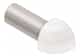 Schluter Rondec Coin Ext 1/4" Alum Blanc Éclatant ED/RO60BW
