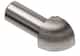 Schluter Rondec Coin Ext 1/4" Alum Chromé Brossé EV/RO60ACGB