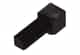 Schluter Rondec Coin Int 1/4" Alum Noir Brossé IV/RO60AGSB