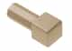 Schluter Quadec Coin Ext 1/2" Pvc Beige Cl E/PQ125HB