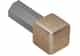 Schluter Quadec Coin Int/Ext 1/2" Alum Beige EV/Q125TSB