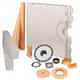 Schluter Kerdi-Shower-Kit 32"x60" Centered Tray KK81152ABSATGB Brush Nickel Anod. Alum.