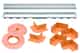 Schluter KERDI-LINE Height Grate Assembly 3/4   - 19mm KLB19EB150 