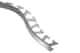 Schluter Schiene-Radius Profilé 3/8" Alum Chromé Poli R/A100ACG