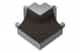 Schluter Dilex-Ahk Coin Ext Carré 90° Alum Anthracite Foncé E90Q/AHK1S/TSDA