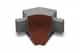 Schluter Dilex-Ahka Coin Int 135° Alum Brun Rustique I135/AHKA/TSR