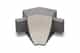 Schluter Dilex-Ahka Coin Int 135° Alum Ivoire I135/AHKA/TSI