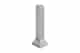 Schluter Designbase-Sl Coin Ext 90° 3-1/8" Alum Asp Inox Br ED/DBSL80AEEB