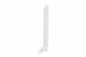 Schluter Designbase-Sl Cap Droite 3-1/8" Alum Blanc Mat ER/DBSL80MBW