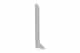 Schluter Designbase-Sl Cap Droite 3-1/8" Alum Mat ER/DBSL80AE
