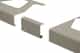 Schluter Bara-Rw Raccord 4-3/4" Alum Gris Clas V/RW120PG