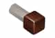 Schluter Quadec Coin Int/Ext 3/8" Alum Brun Rustique EV/Q100TSR