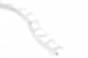 Schluter Jolly-Radius Profilé 1/2" Alum Blanc R/J125W