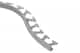 Schluter Jolly-Radius Profilé 1/2" Alum Gris Métal R/J125GM