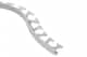 Schluter Jolly-Radius Profilé 3/8" Alum Gris Clas R/J100PG