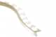 Schluter Jolly-Radius Profilé 5/16" Alum Nickel Poli R/J80ATG