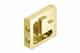 Schluter Jolly Coin Ext 1/2" Alum Laiton Poli EV/J125AMG