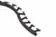 Schluter Jolly-Radius Profilé 1/2" Alum Brun Noir R/J125SB