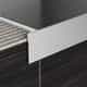 Diaplas Stair Nose Profiles | Satin Anodized 222 | 10 mm