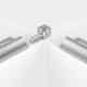 Diaplas Rounded Inside Corner | Satin Anodized 222 | 8 mm