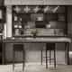 Atlas Plan | Light Grey Stone | 63" x 126" | Satiné | Faces aléatoires