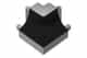 Schluter Dilex-Ahk Coin Ext Carré 90° Alum Noir Mat E90Q/AHK1S/MGS