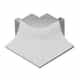 Schluter Dilex-Ahka Coin Ext 90° Alum Blanc Mat E90/AHKA/MBW