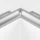 PROTRIM Rounded Inside Corner | Silver Satin | 8 mm
