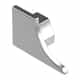 PROROUND Flush Cove-Shaped End Cap Right | Satin Silver