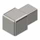 PROANGLE Square-Shaped Corners | Satin Nickel | 10 mm