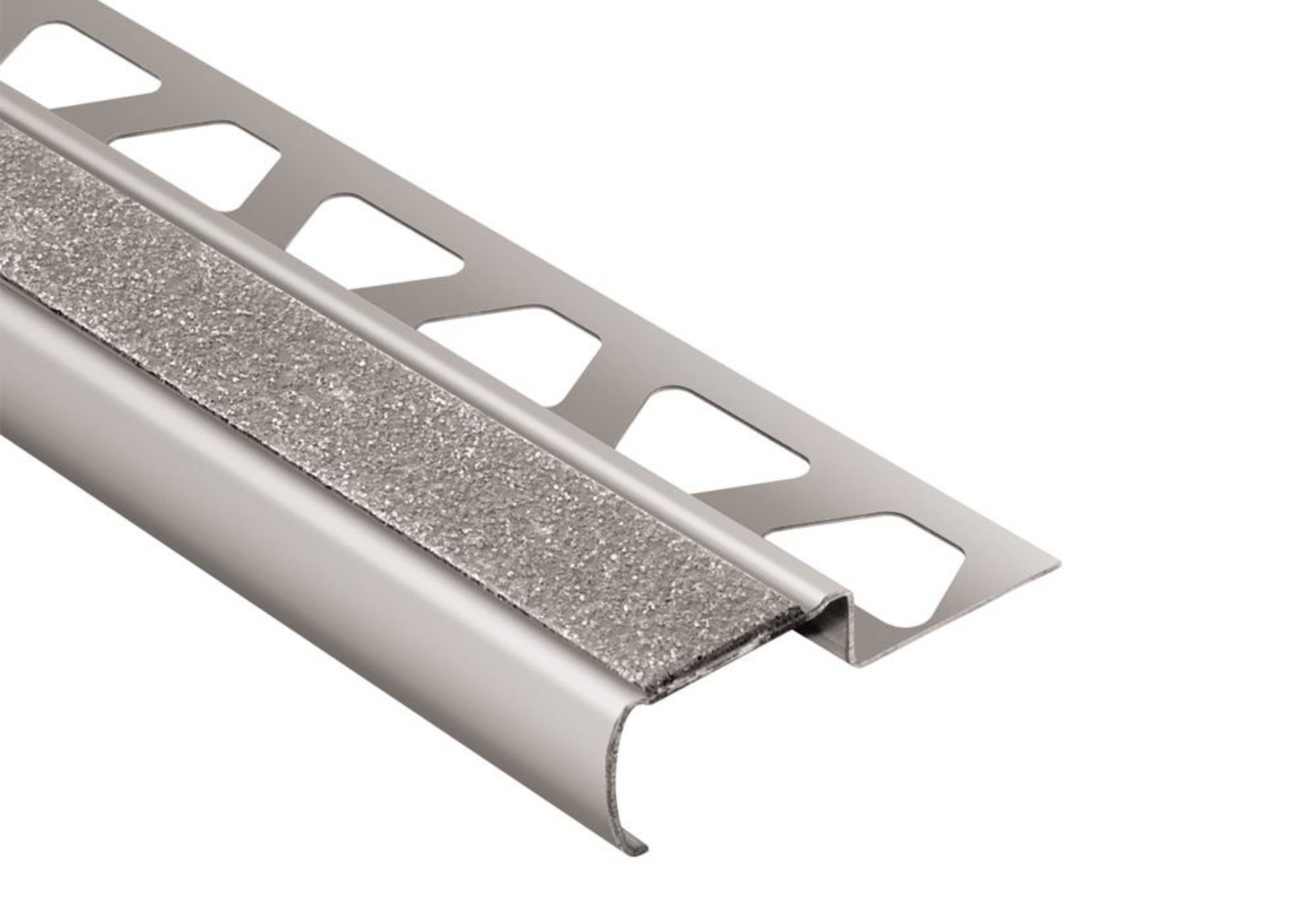 Schluter Trep-Gs 1-3/16" Marche 7/16" Inox Transp GSEB110T
