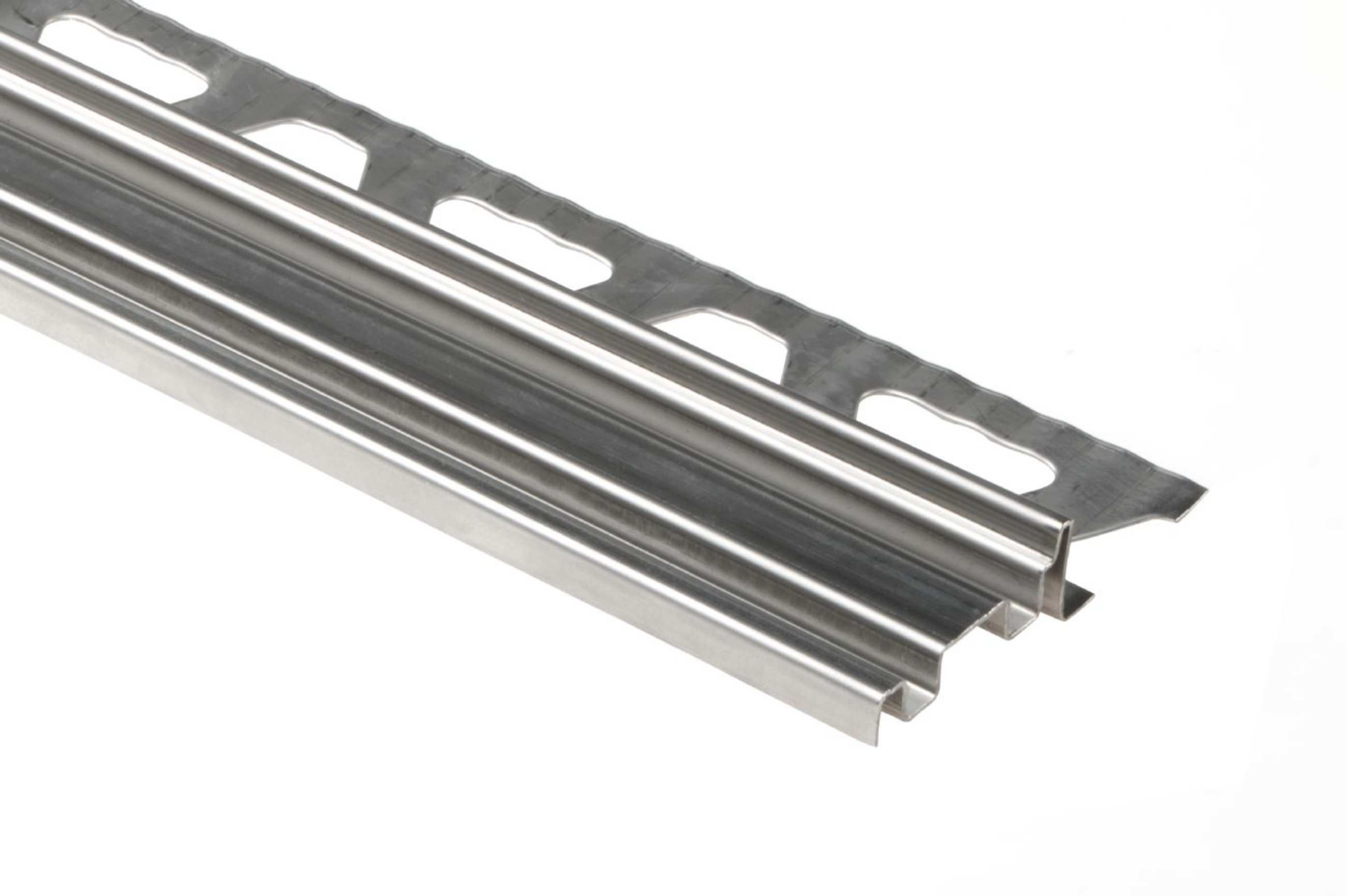 Schluter Trep-Se 1/2" Support 1-1/32" Inox 4' 11" TES12/150