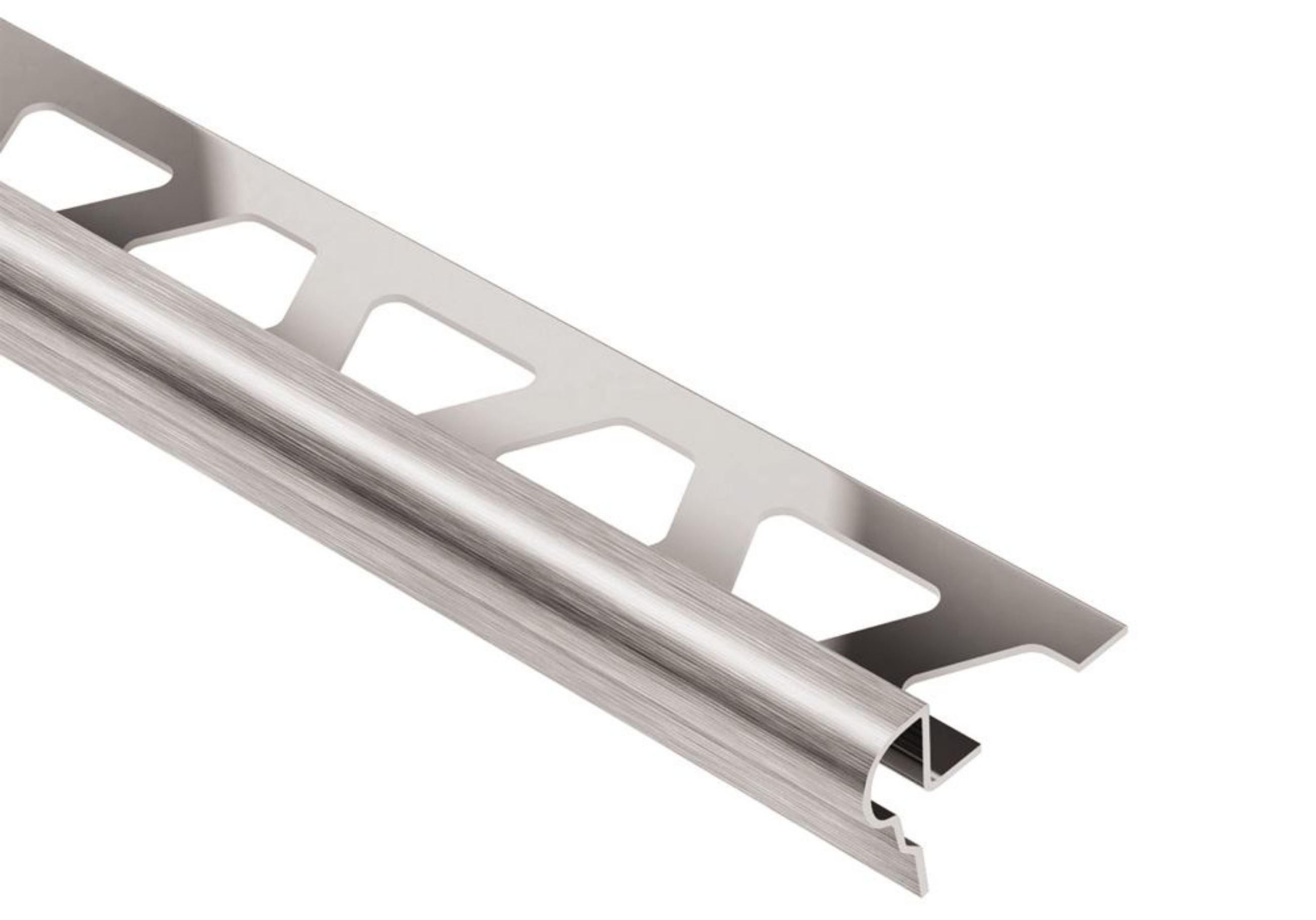 Schluter Trep-Fl Nez De Marche 1/2" Inox Brossé 4' 11" FL125EB/150