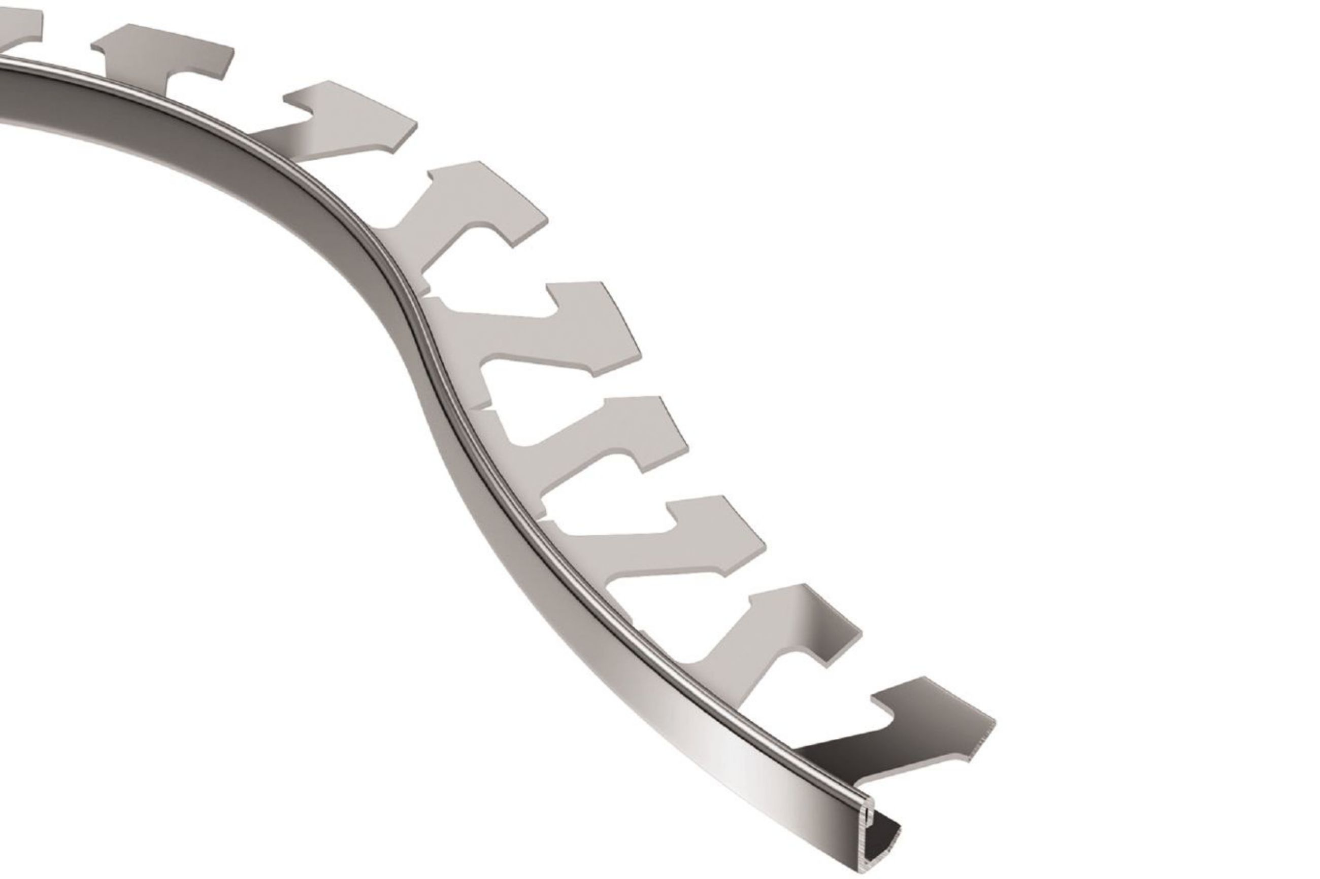 Schluter Schiene-Radius Profilé 1/4" Inox R/E60