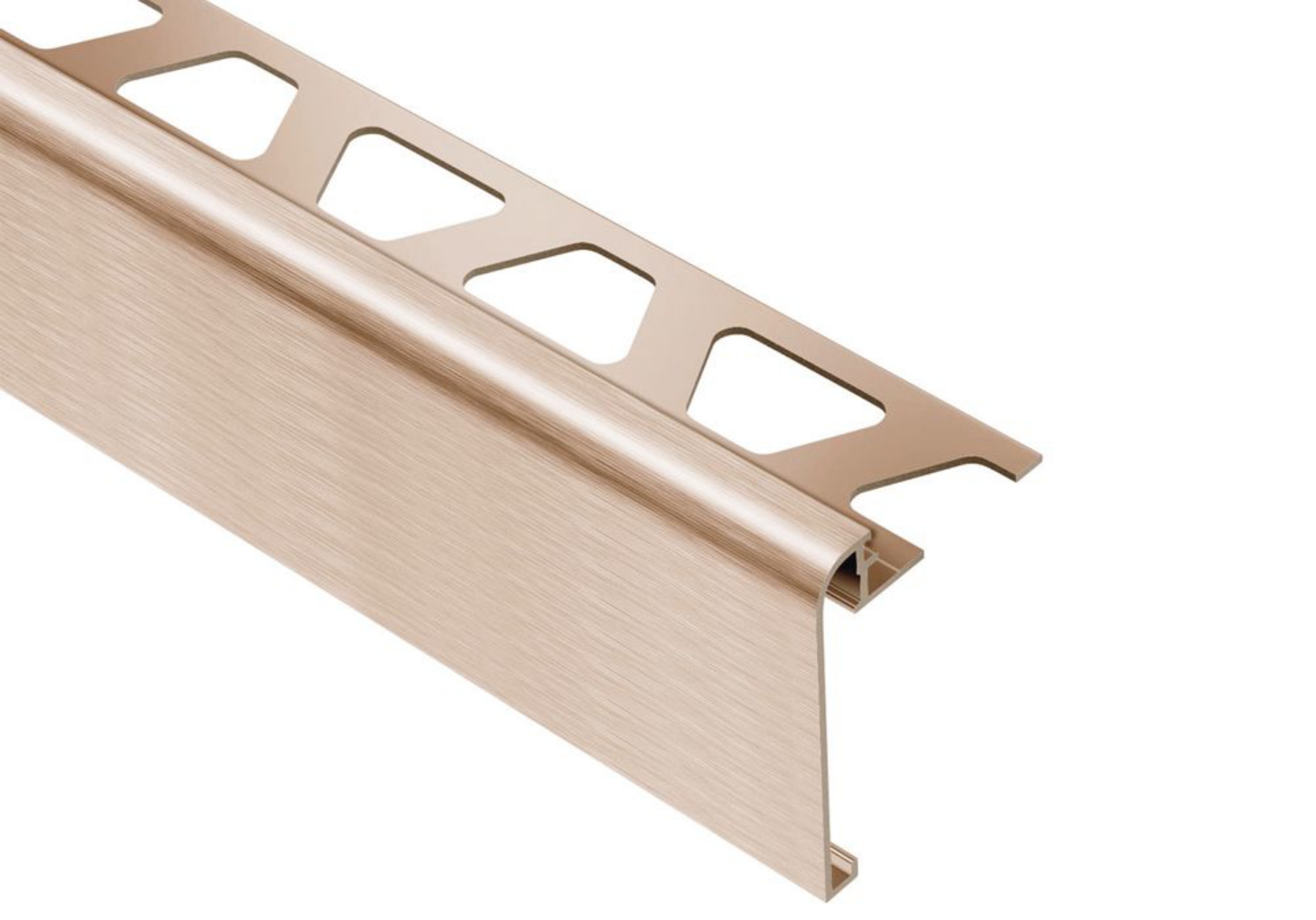 Schluter Rondec-Step-57 Profilé 5/16" Alum Cuivre Brossé RS80AKGB57