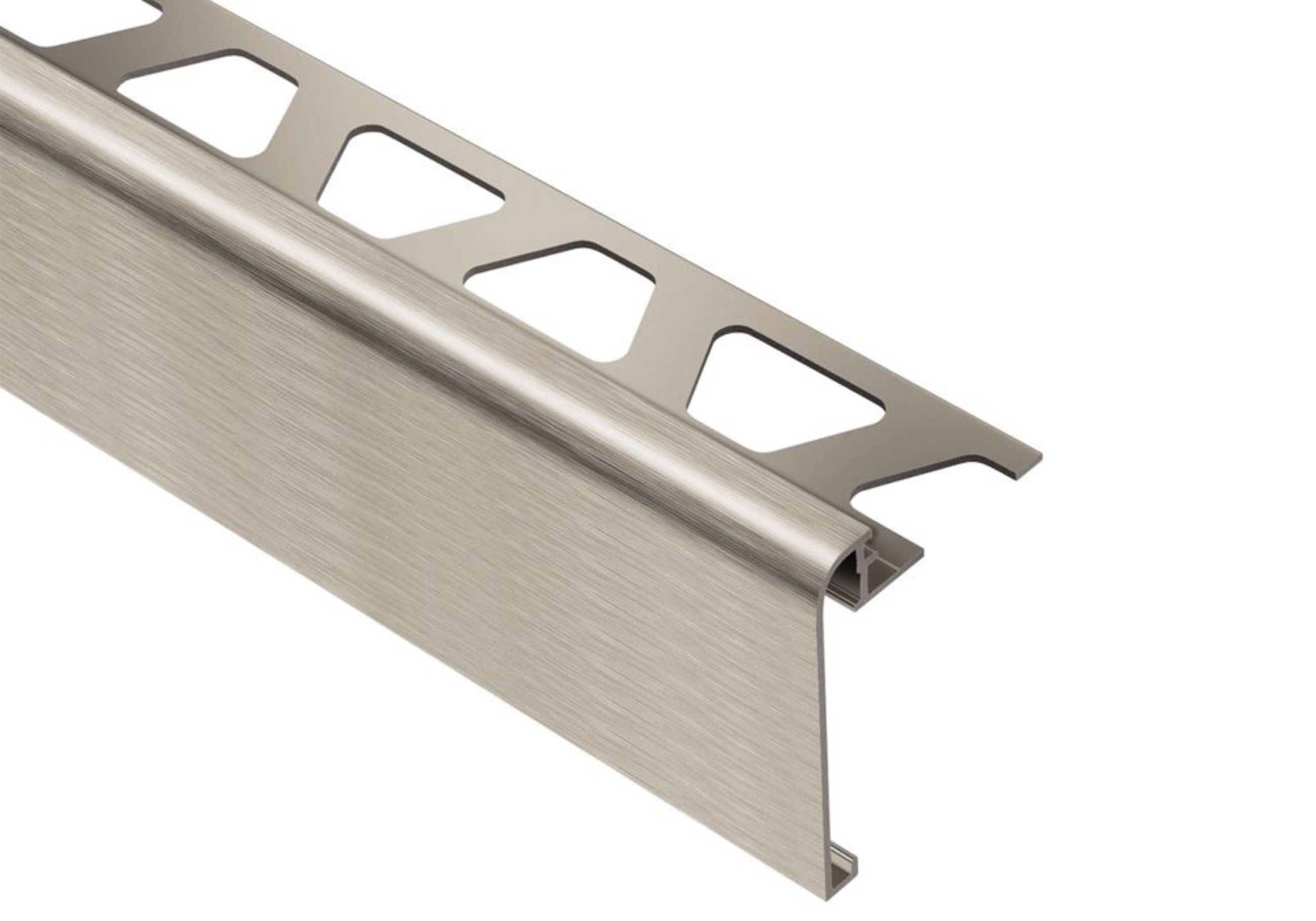 Schluter Rondec-Step-39 Profilé 5/16" Alum Nickel Brossé RS80ATGB39