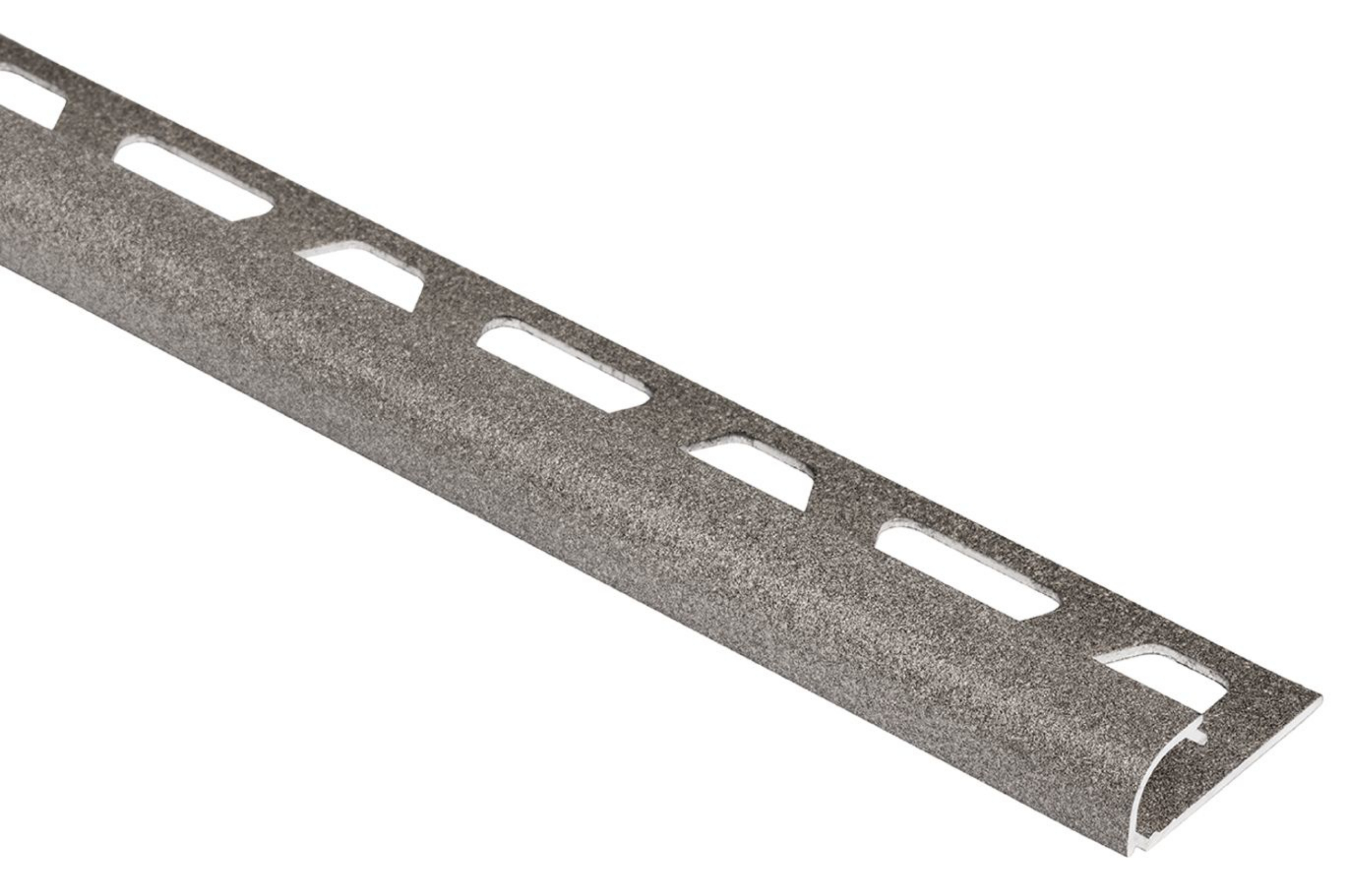 Schluter Rondec Profilé Rond 1/2" Alum Gris Pierre 10' RO125TSSG/300