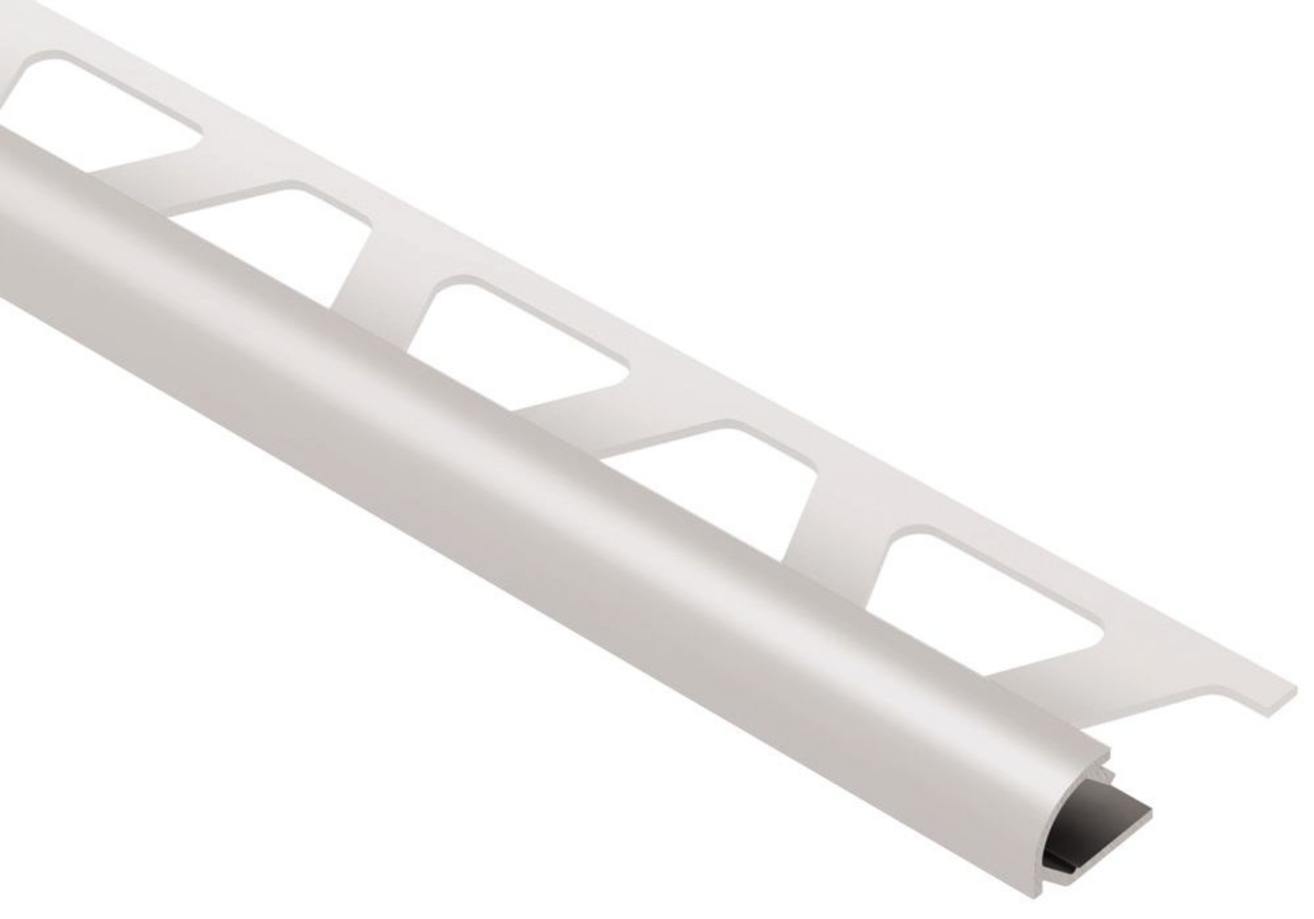 Schluter Rondec Profilé Rond 1/2" Alum Gris Classique RO125PG